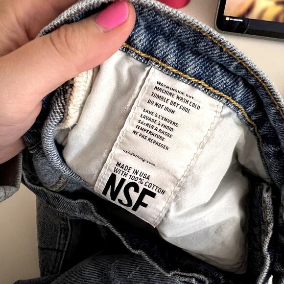 NSF Button Fly Shorts - Picture 5 of 5